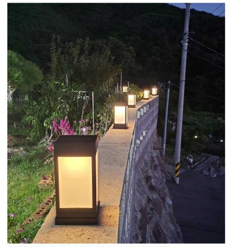 태양광 정원등 추천｜전기선 없이 자동점등! 마당·테라스 분위기 살리는 공간하우스 태양광....