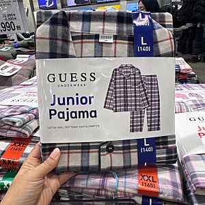 코스트코 추천상품 : 게스 주니어 면파자마 세트 할인 가격 & 초등 고학년 사이즈 팁