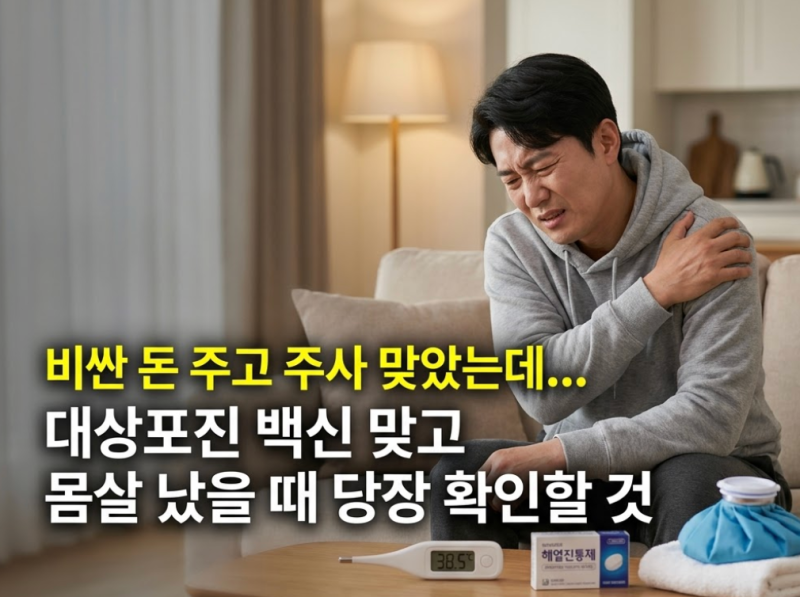 대상포진 예방접종 부작용, 접종 후 이 증상 있으면 당장 응급실 가세요