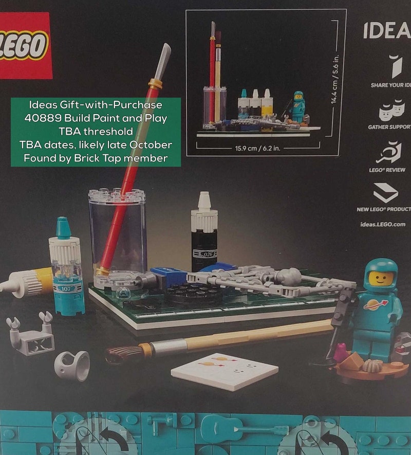 [LEGO] 레고 아이디어 40889 프리뷰 - '만들고, 칠하고, 놀자! (Build, Paint and Play!)' 심층 분석