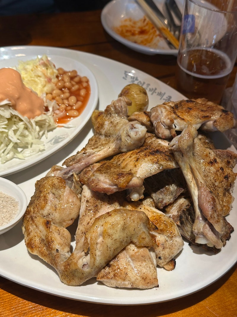 [분당 정자역 맛집] 달맞이광장 바베큐 분당정자점 | 정자역 술집 회식 치킨 맛집 추천