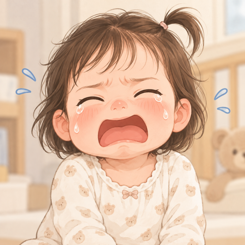 17개월 아기 구내염 초기증상과 고열, 가정보육인데 수족구? 돌발진 의심
