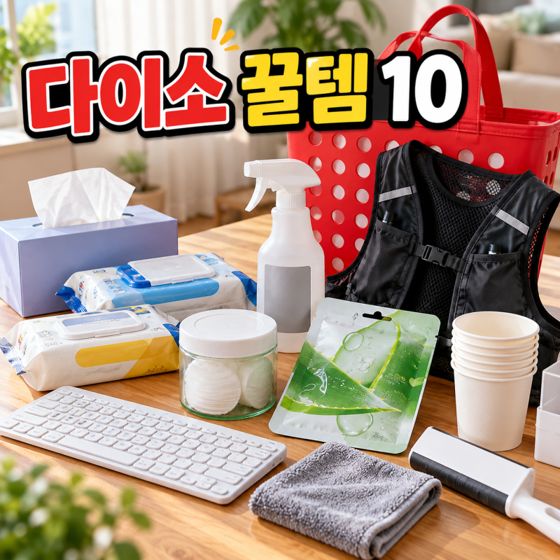 다이소 가면 그냥 지나치면 아깝습니다…꼭 집어와야 할 꿀템 10가지 (다이소 추천템, 생활용....