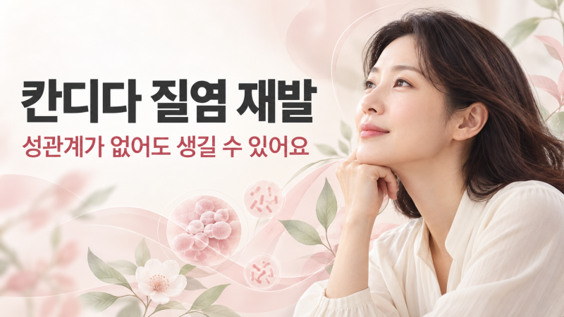 칸디다 질염은 왜 자꾸 재발할까? 성관계가 없어도 생기는 이유