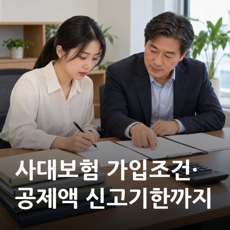 사대보험 가입조건과 월급 공제액, 취득신고 기한까지 총정리!