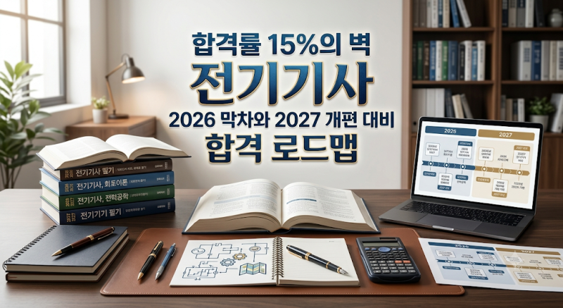 합격률 15%의 벽 전기기사 2026 막차와 2027 개편 대비 합격 로드맵
