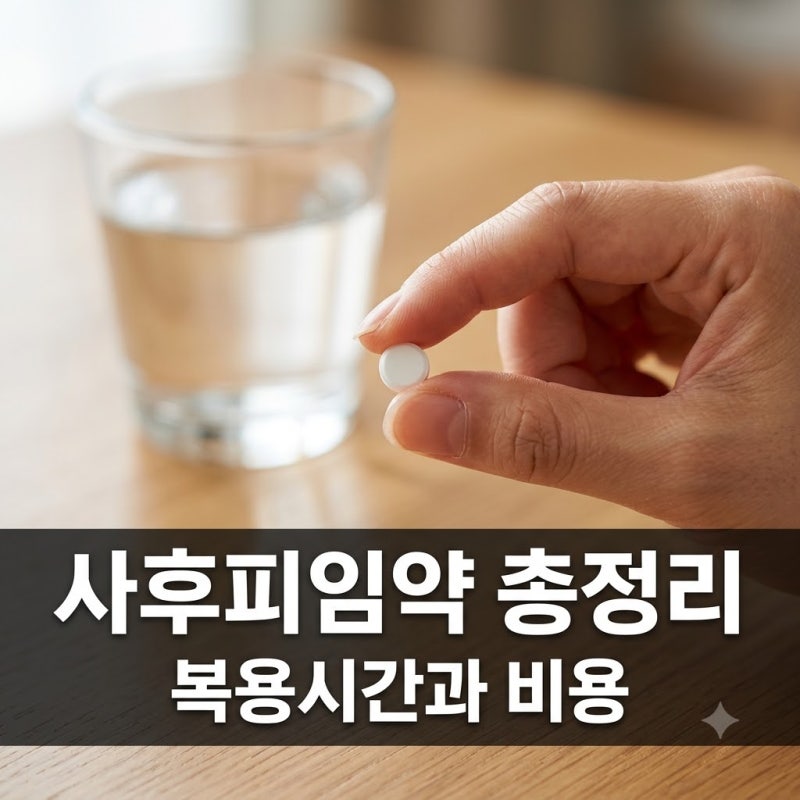 사후피임약 복용시간 처방 비용 및 성분별 효과 주의사항 총정리