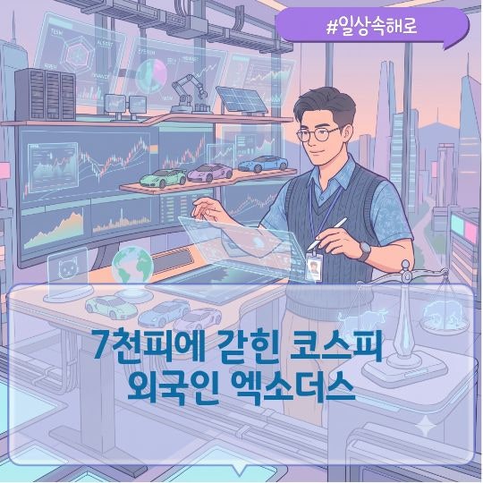 외국인한테 지금 코스피는 비싸다? 올해 190조 매도한 외국인들