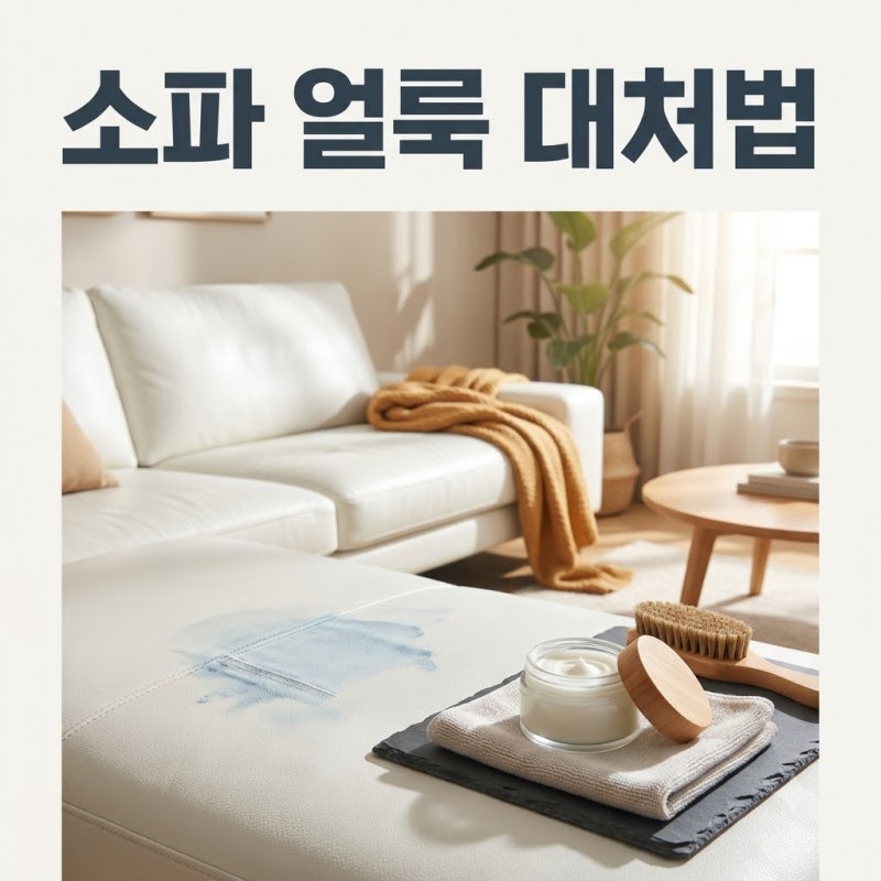 화이트 가죽 소파 이염 크림, 청바지 얼룩 3분 만에 지우는 방법 (셀프 관리법)