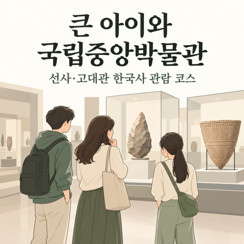 국립중앙박물관 초등 고학년과 가기｜선사·고대관 한국사 관람 코스