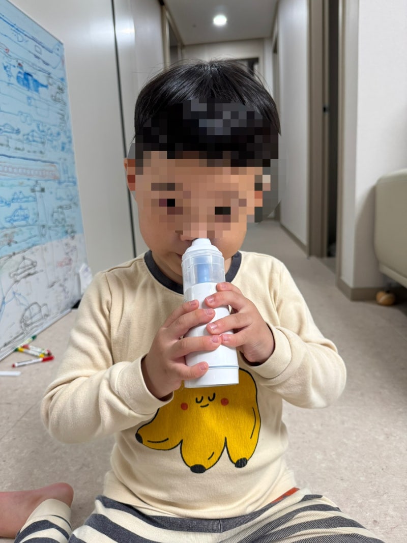 [아이 비염/축농증] 수동은 중이염 올까 봐 포기하고 '리노클리어 전동 코세척기' 2년 쓴 내돈....