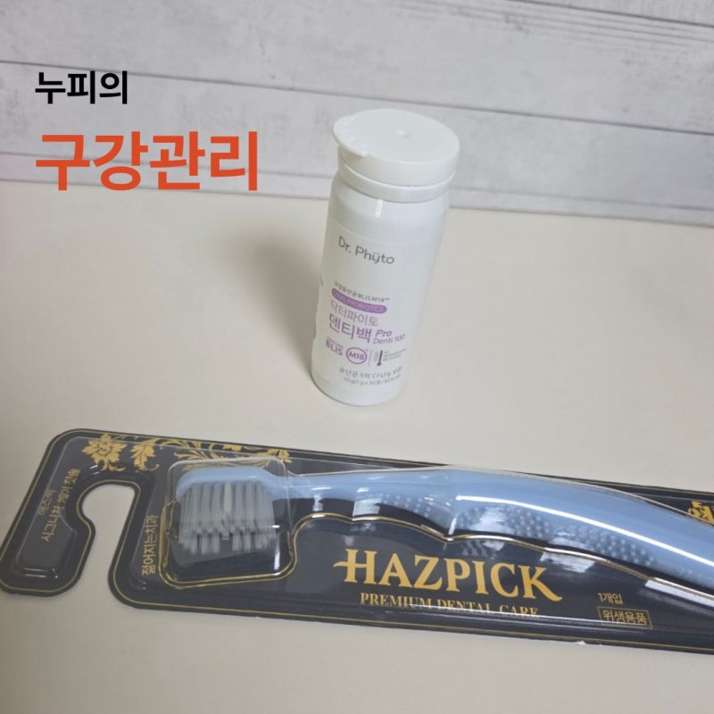 누피의 요즘 구강관리