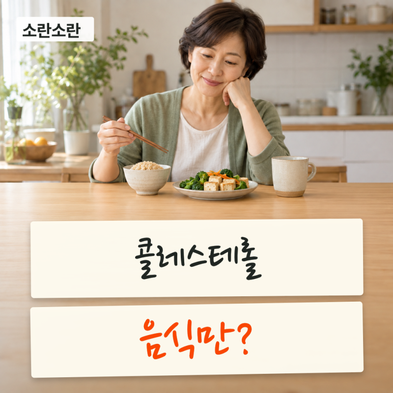 콜레스테롤 관리, 폐경 뒤 식사·약·상담 구분하기