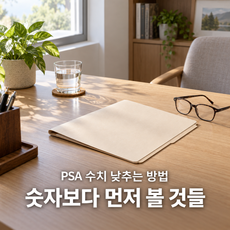 "전립선 약 1년, PSA 절반으로" PSA 수치 낮추는 방법보다 먼저 볼 변수