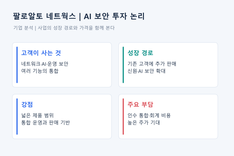 팔로알토 네트웍스(PANW) 기업 분석｜AI 보안 플랫폼의 성장과 높은 기대