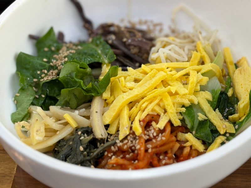 산채비빔밥, 청국장이 맛있는 반찬 12가지가 나오는 장성 백양사 맛집ㅣ광주원조식당