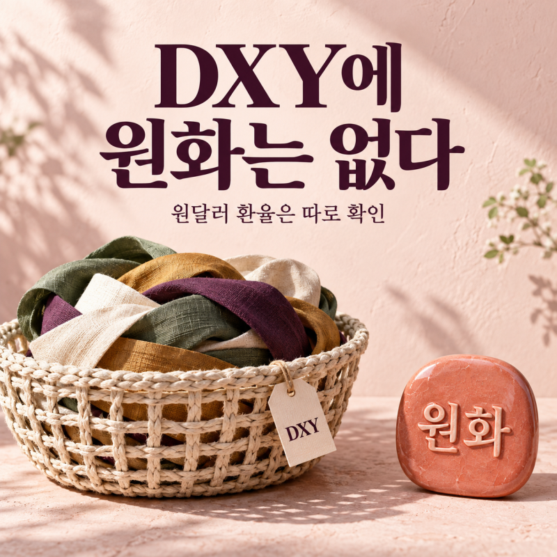 달러인덱스는 내렸는데 원달러 환율은 왜 오를까?｜DXY·원화 수급 보는 법
