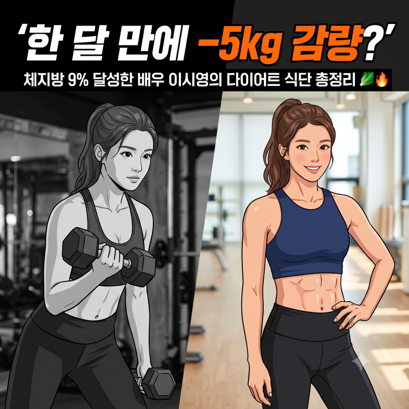 [이시영 다이어트식단]한달-5KG? 감량 비법?체지방9%만드는 핵심식단 레시피 그것이 알고 싶다