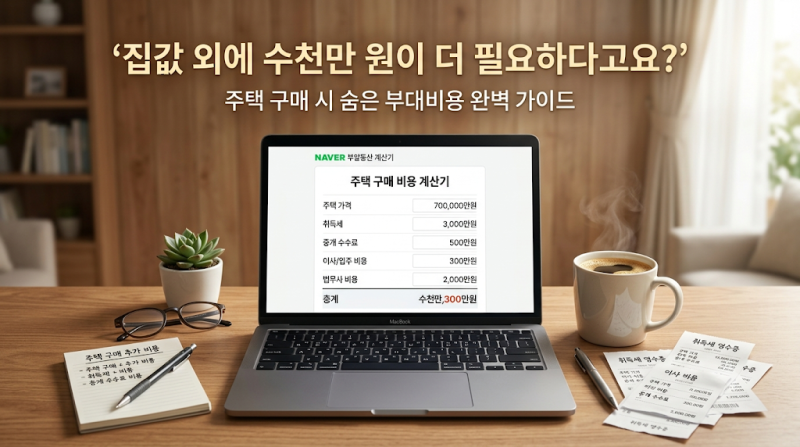 "영끌해서 집 샀는데 1천만 원이 더 필요하다고? 나만 몰랐던 아파트 매매 숨은 비용"
