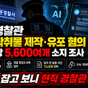 현직 경찰관이 AI 성착취물 제작·유포…불법영상 5600여개, 어떻게 경찰이 됐나?