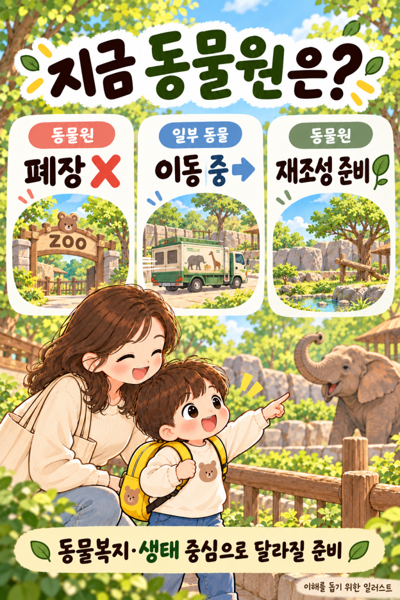 首爾兒童大公園動物園重新規劃｜2029年將有何不同？目前進度