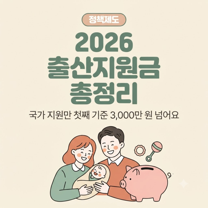 출산지원금 2026 지역별 금액 비교와 신청 방법, 국가 지원과 지자체 지원은 따로 봐야 합니다