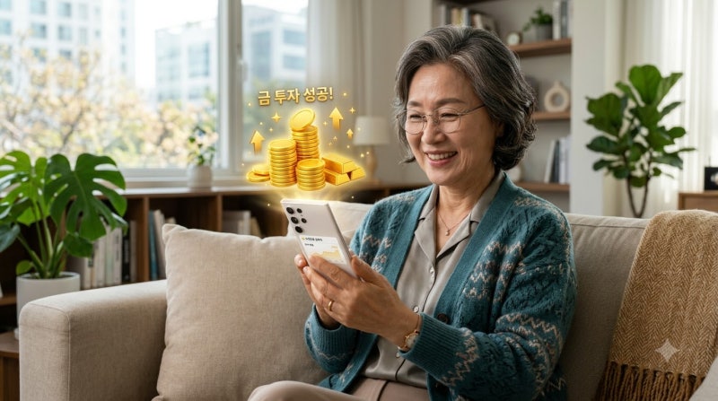 종로 금은방 갈 필요 없어요!" 5060 스마트폰으로 당당하게 금 모으는 법 (골드뱅킹)