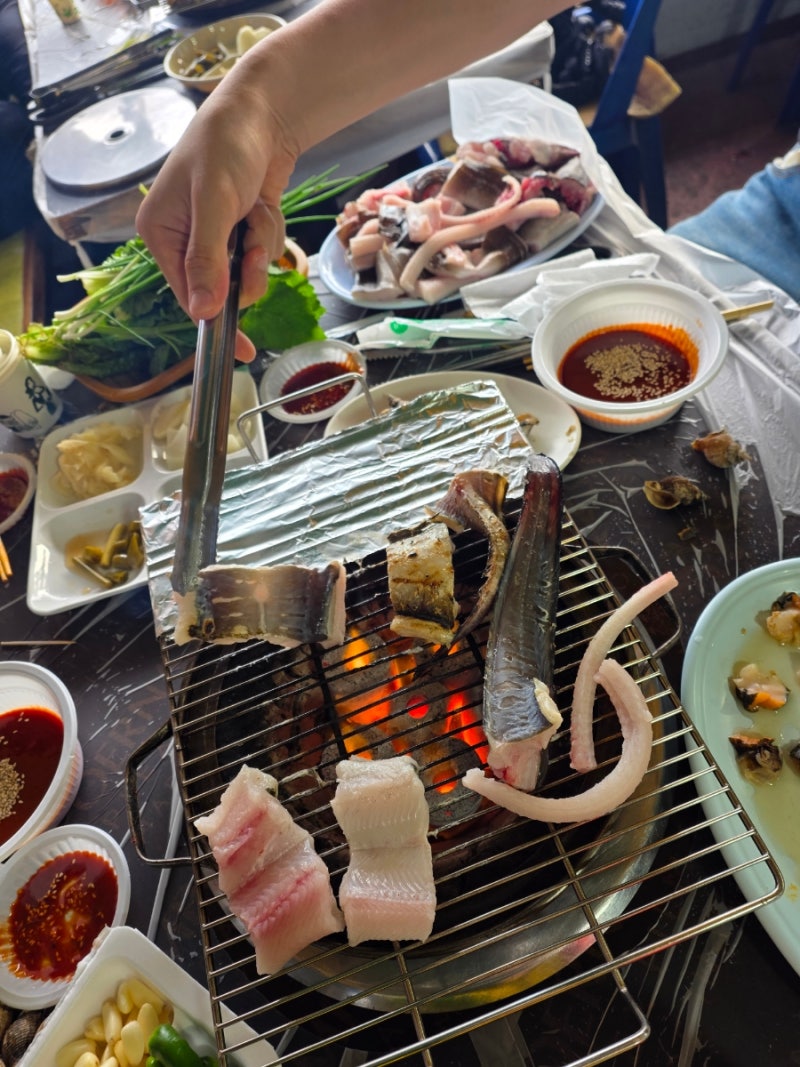 부산 기장 장어구이&해산물 야장으로 즐길수있는 곳 /풍자또간집 기장편 "월전활어판매장"