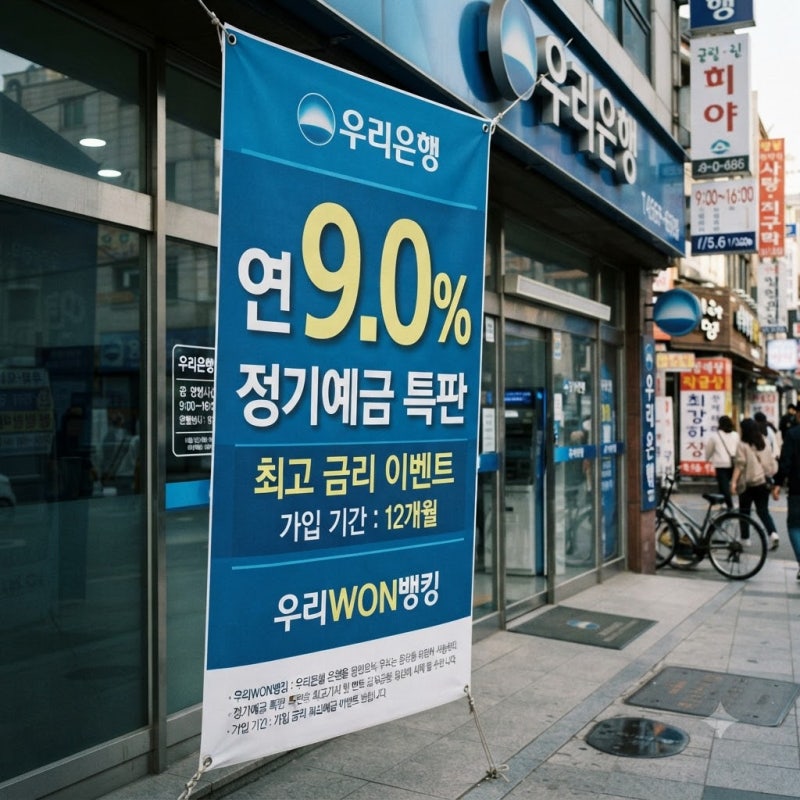 이건 놓치면 아쉽다! 우리은행 다함께 적금2 최고 9% 금리 받는 조건