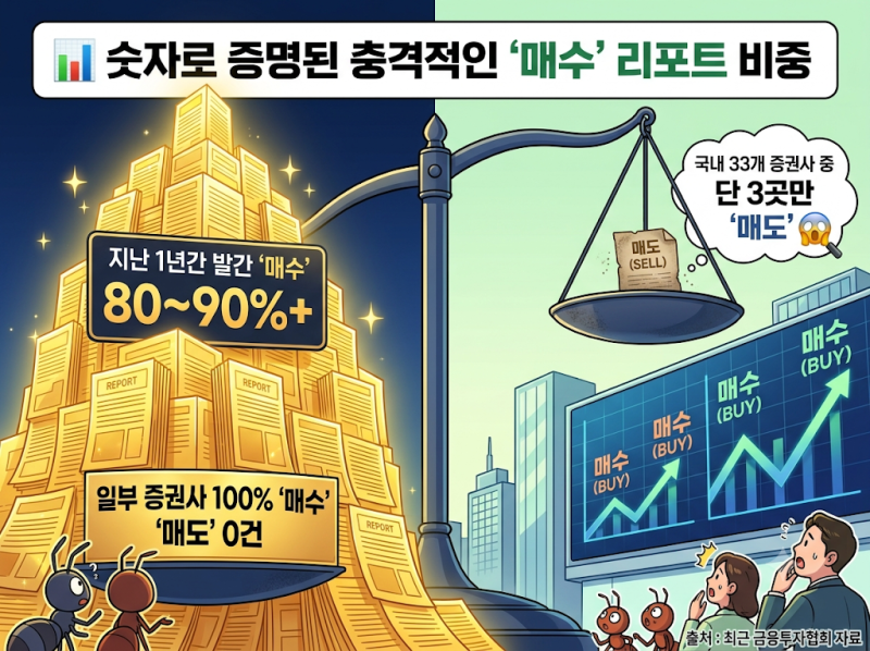 [10월 05일 기사 심층분석] "사라 해서 샀는데 왜 떨어지죠?" 증권사 매수 리포트의 진실과 200% ....