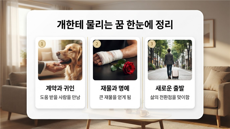 개한테 물리는 꿈 해몽 사나운 개에게 손가락 물려 피나는꿈 귀인과 길흉 총정리!
