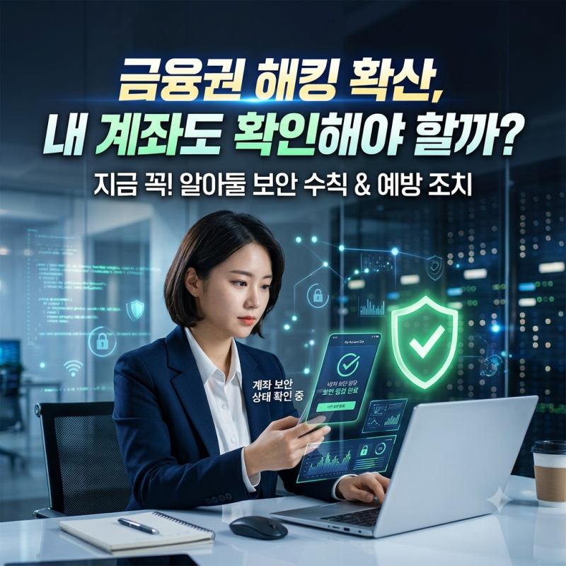 금융권 해킹 확산, 내 계좌도 확인해야 할까? 지금 알아둘 내용
