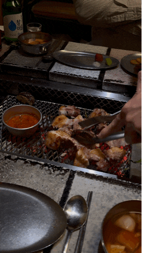 [산청숯불가든] 을지로 흑돼지 소금구이 맛집