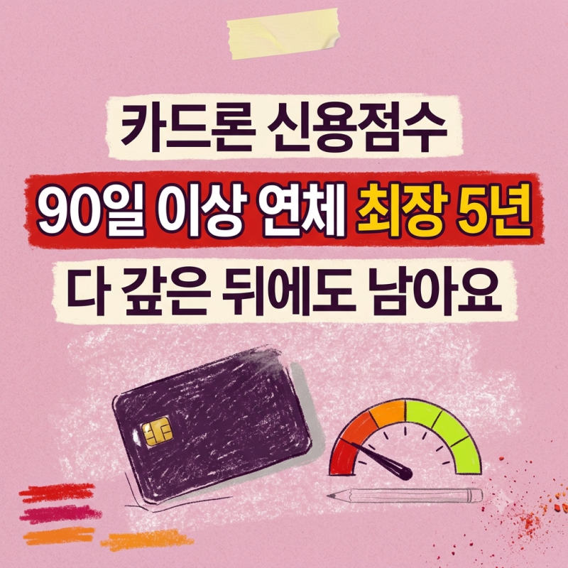 카드론 대환대출로 갈아타면 끝일까요? 카드론 신용점수는 새 대출 금리도 봐요