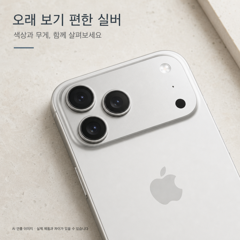 아이폰 18 프로 자급제 실버, 256GB면 충분할까? 3차 예약 전 체크