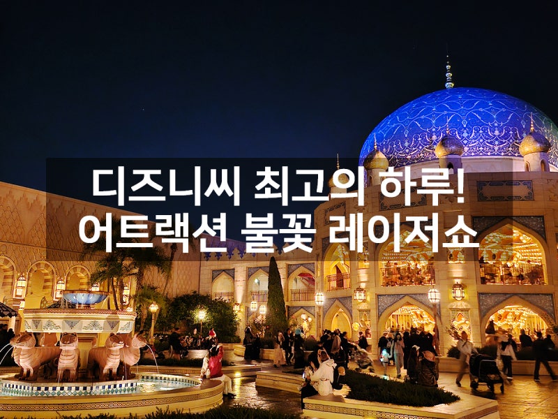 도쿄 디즈니씨 코스 추천 타워 오브 테러 바다 탐험 야간 레이저쇼 대공개