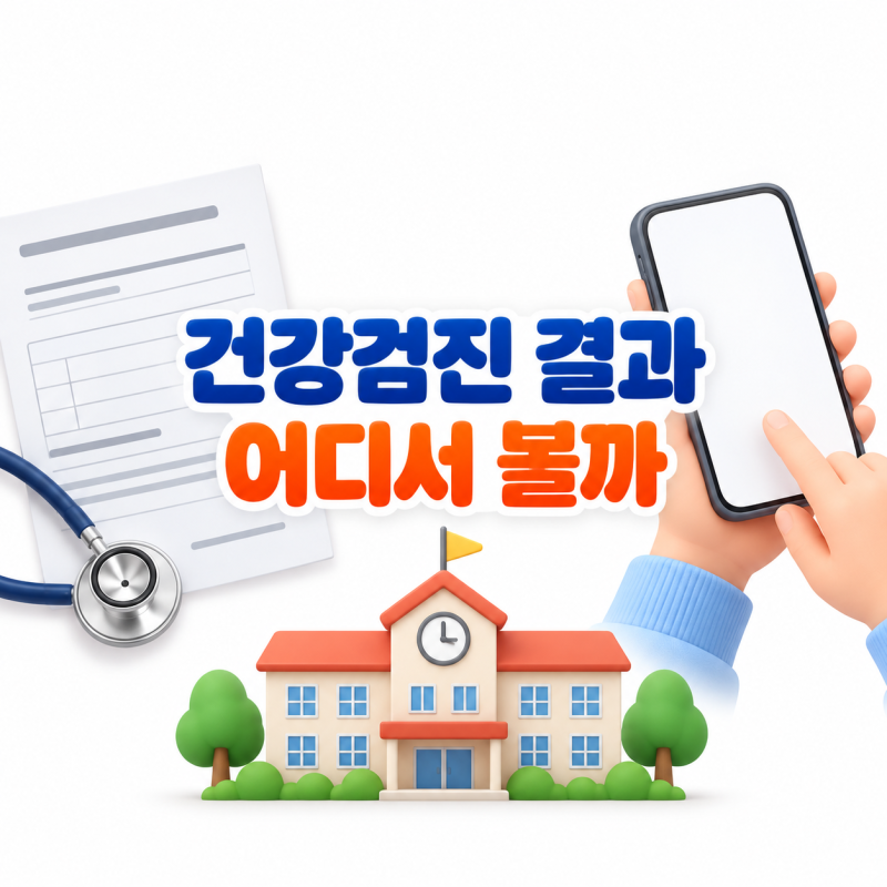 학생건강검진 결과조회, 어디서 확인하고 언제 나올까
