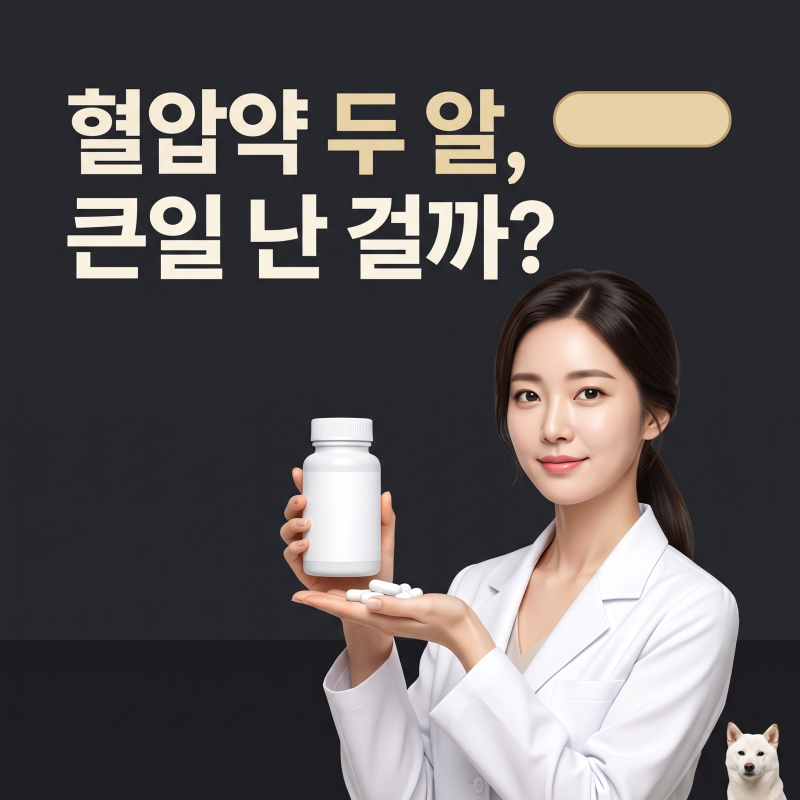 혈압약종류 두 알 먹으면 심각한 걸까? 약봉투 확인법