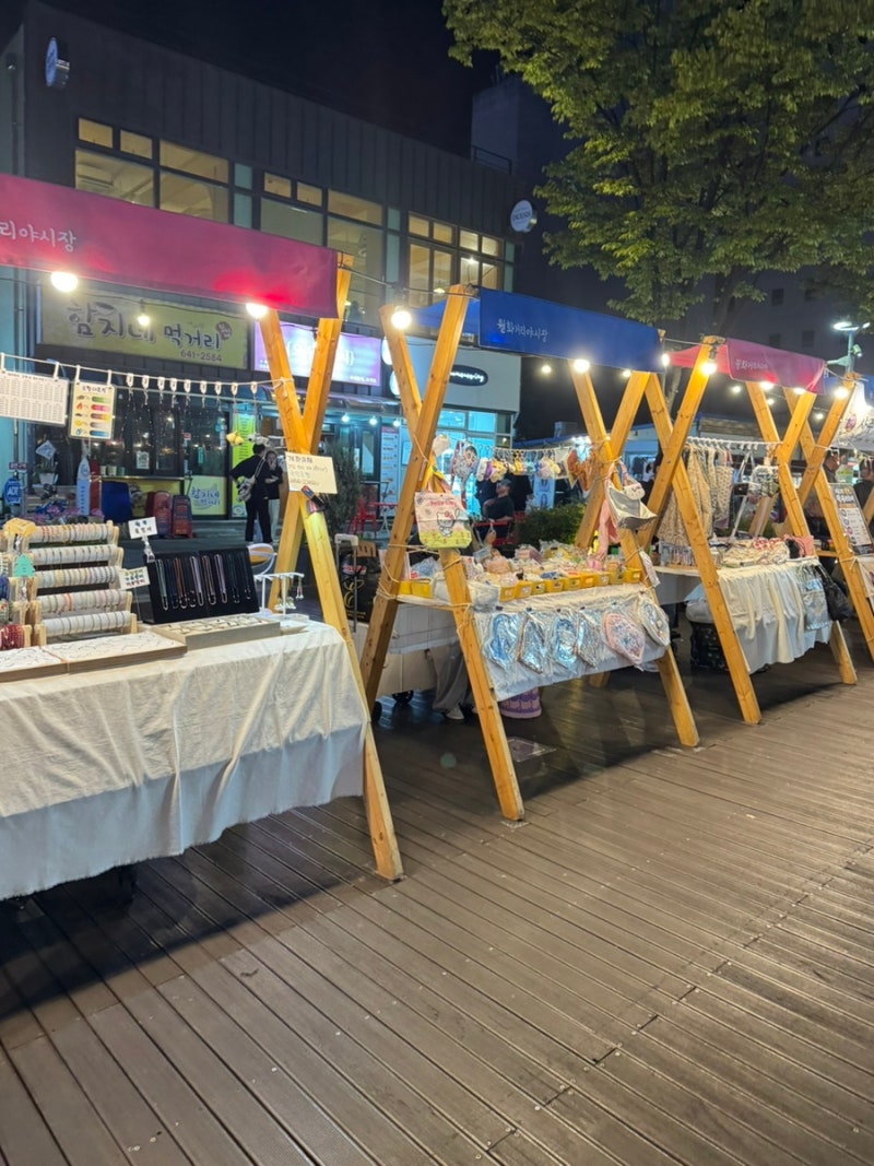江陵月花街夜市探訪後記 | 江陵必訪之地 | 美食區、小吃攤、跳蚤市場