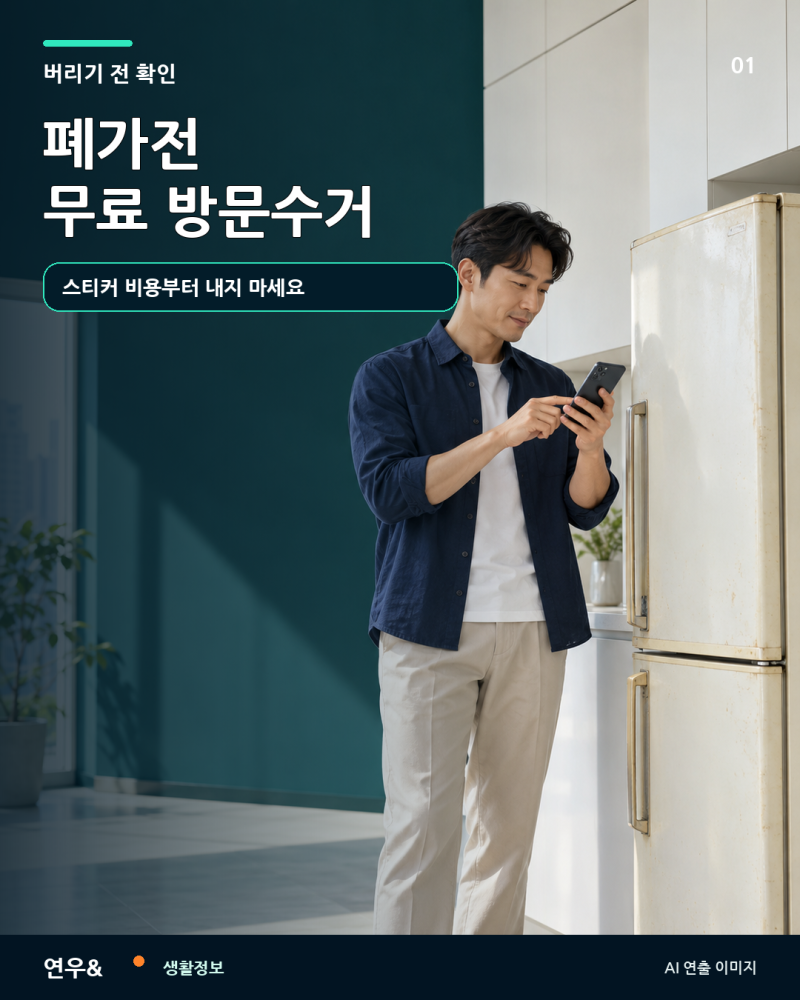 폐가전 버리는 법, 대형폐기물 스티커 사기 전 확인하세요소형가전 5개 기준은 언제? 폐가전 ....