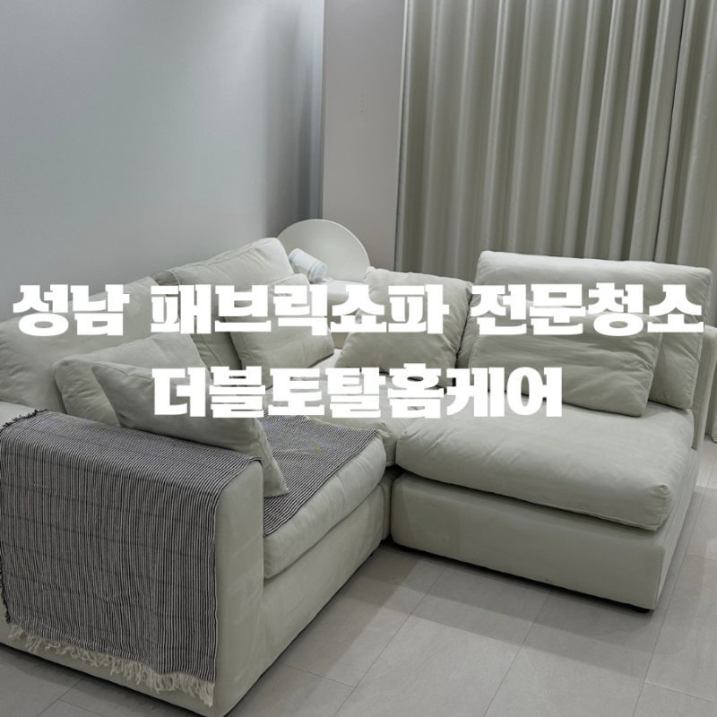 성남 패브릭쇼파청소 더블토탈홈케어 솔직후기ㅣ건식·습식·스팀살균ㅣ 쇼파청소 꿀팁까지