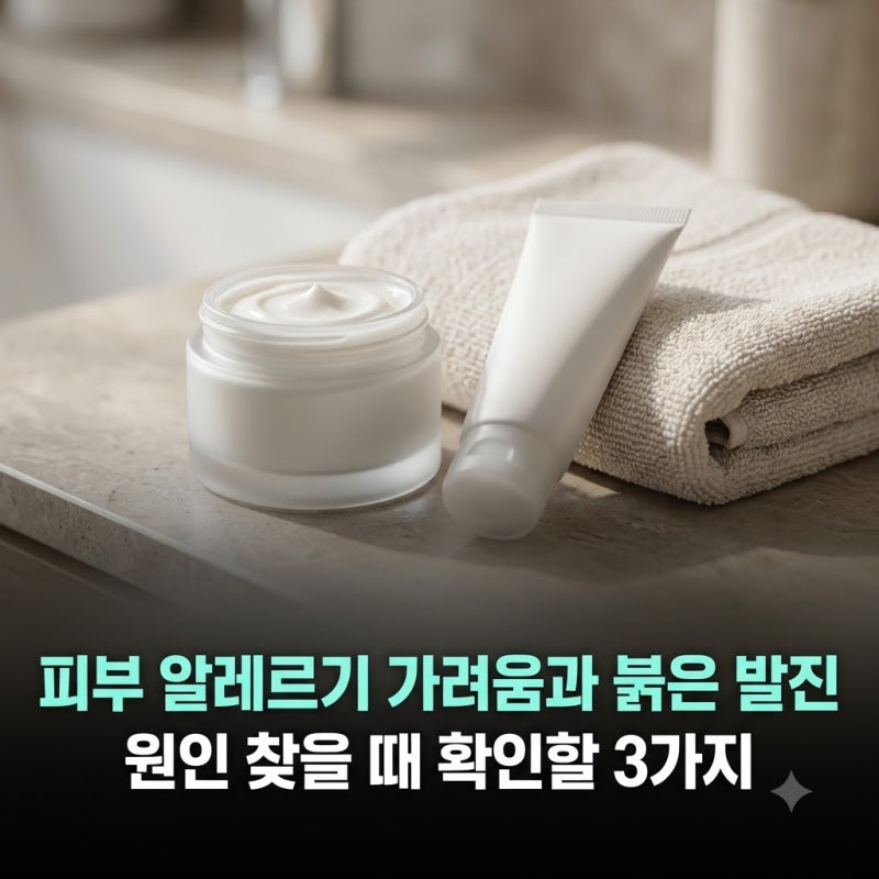 피부 알레르기 가려움과 붉은 발진 원인 찾을 때 확인할 3가지