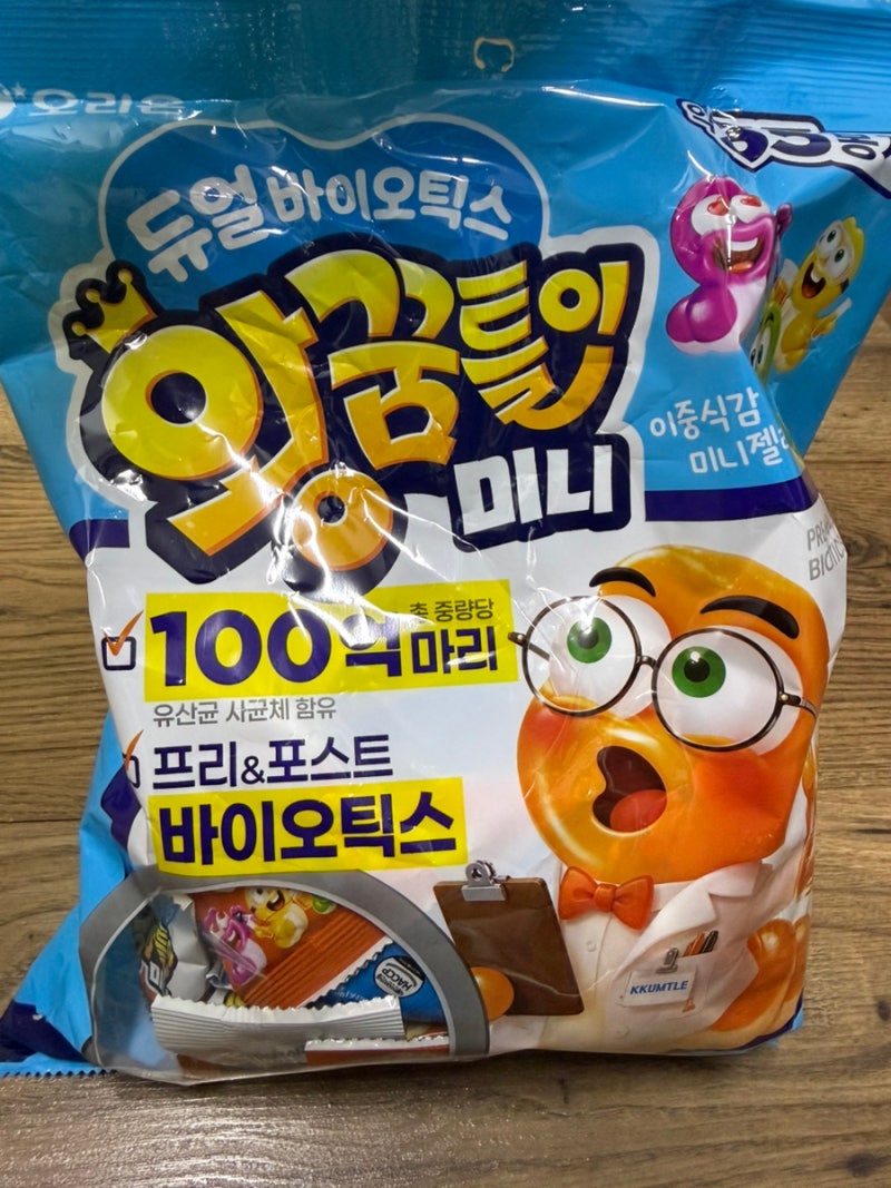 듀얼바이오틱스왕꿈틀이 아저씨도좋아하는 대용량젤리