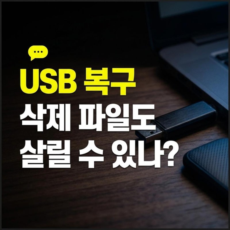 usb 복구, 삭제 파일 무료 살리기와 복원 해결 방법 한눈에 정리