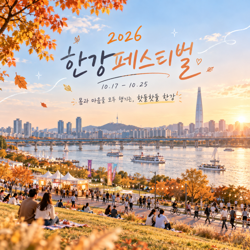 2026 한강페스티벌 일정 서울 축제 10월 가볼만한곳 데이트 추천