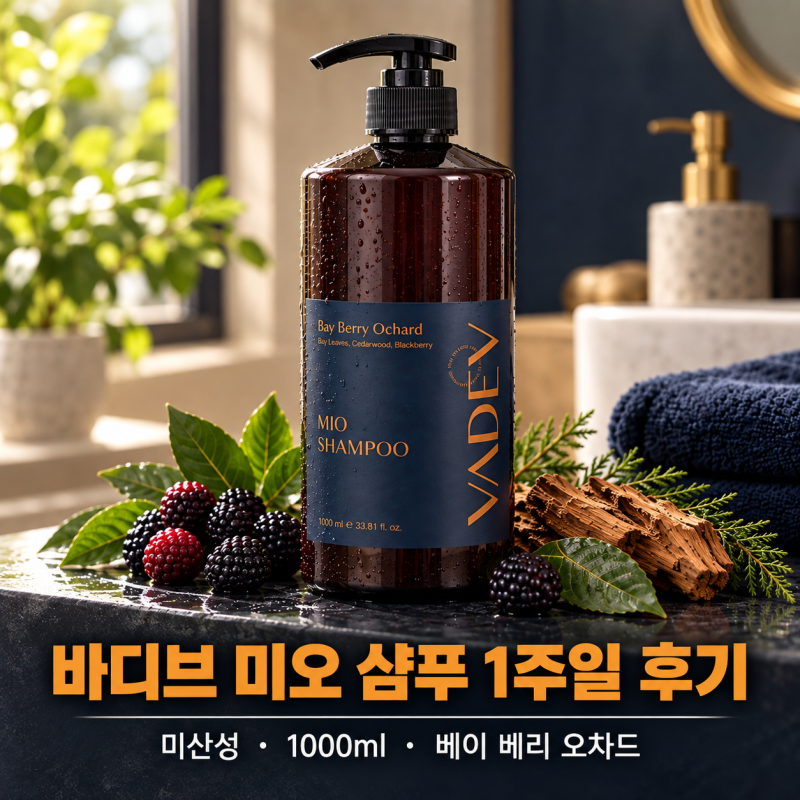올리브영 미용실 샴푸 찾다가 만난 바디브 미오 SHAMPOO, 고민 끝? 1주일 솔직 후 기