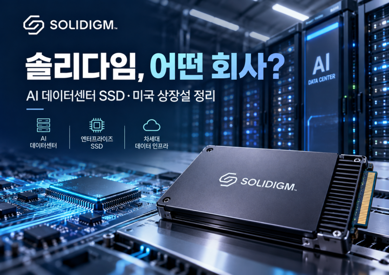 솔리다임이 뭐길래? SK하이닉스의 200조원 IPO설부터 AI SSD까지