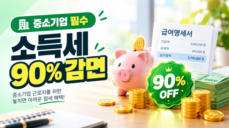 중소기업 소득세 감면 l 수수료 0원! 세무서에서 무료로 환급받은 후기