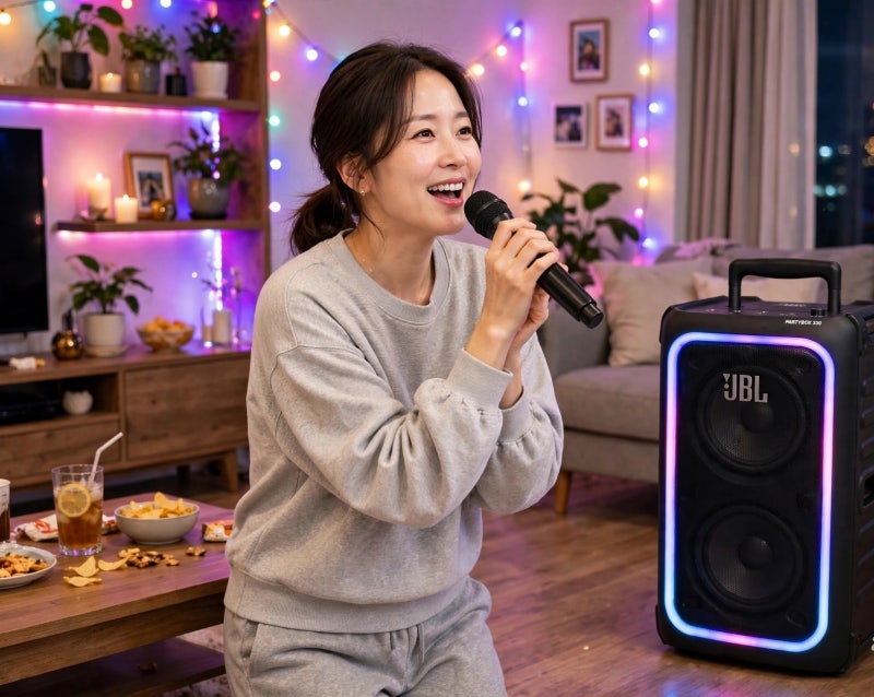 역대최저가 72만원 삼성 JBL PARTYBOX 330 홈노래방 파티박스 무선 블루투스 스피커 블랙 내돈내....