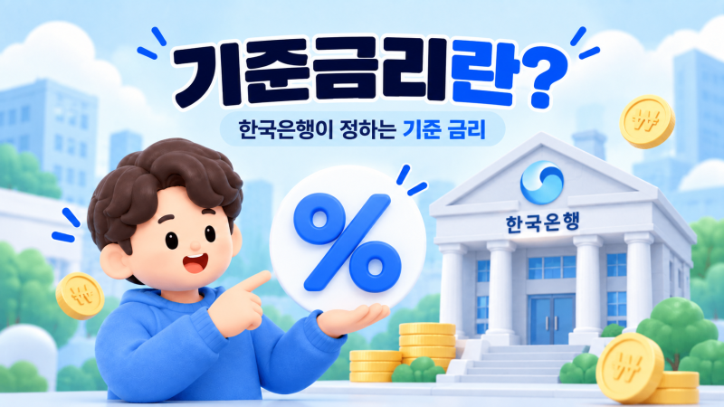 기준금리란? 한국은행이 금리를 올리고 내리는 진짜 이유